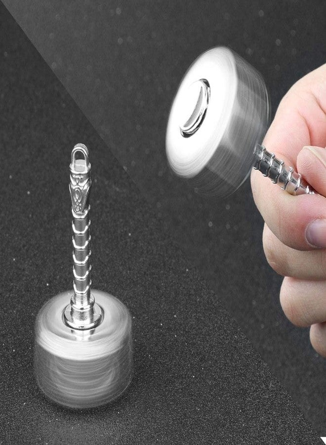 Dilabnba Fidget Spinners Metal Toys 3 Pack for Kids Adults, Sensory Hand Fidget Infinity Cube Block Flippy Chain Hammer Shield Bulk Desk Toy, Party Favors for Goodie Bag Stuffers Classroom Prizes - Image 5